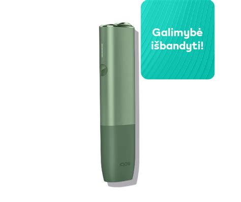Naujasis IQOS lLUMA ONE įrenginys .